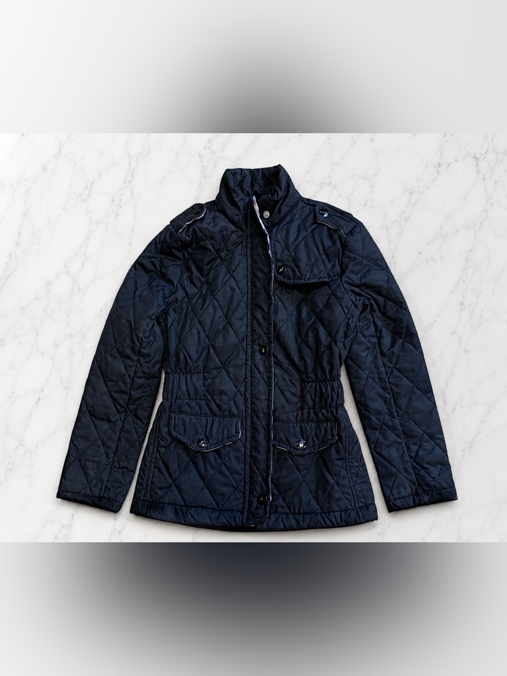 🧥Pre-loved Burberry Style Kids Black Quilted Jacket 🧥